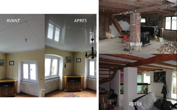 Plafond tendu / Transformation - ALSARENOV'